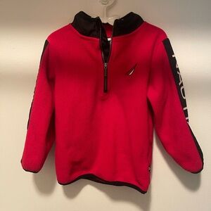 Nautica Kids Fleece 1/4 Zip Pullover Sweater Top